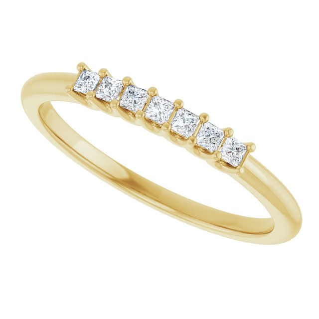 Platinum 5/8 CTW Natural Diamond Elegance Anniversary Band