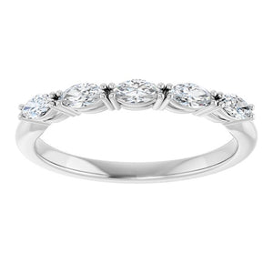 14K Gold Lab-Grown Diamond Anniversary Band - Options Available
