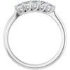 Elegant 14K White Gold 1/2 CTW Diamond Anniversary Ring