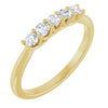 14K White 1/2 CTW Natural Diamond Anniversary Band