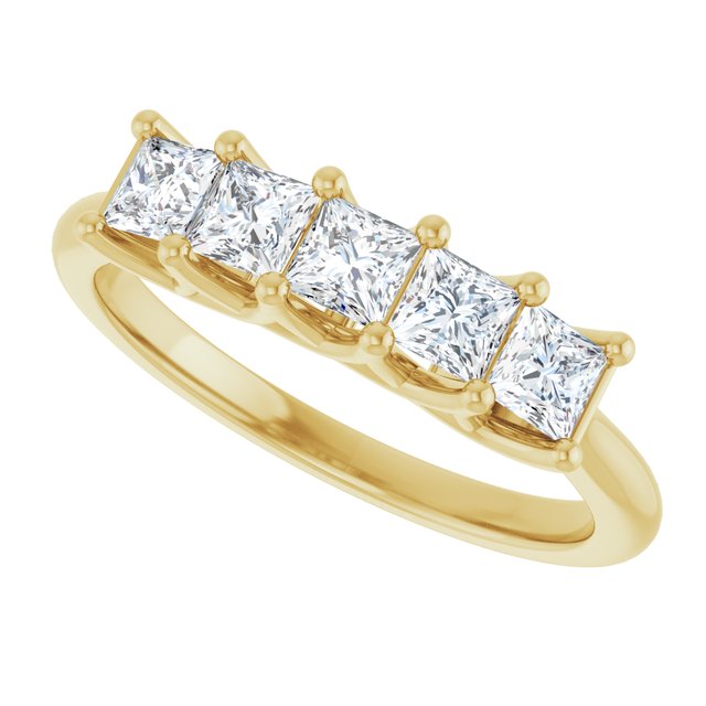 14K White 1/2 CTW Natural Diamond Anniversary Band