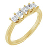 14K White 1/2 CTW Natural Diamond Anniversary Band