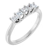 14K White 1/2 CTW Natural Diamond Anniversary Band