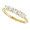 14K White 1/2 CTW Natural Diamond Anniversary Band