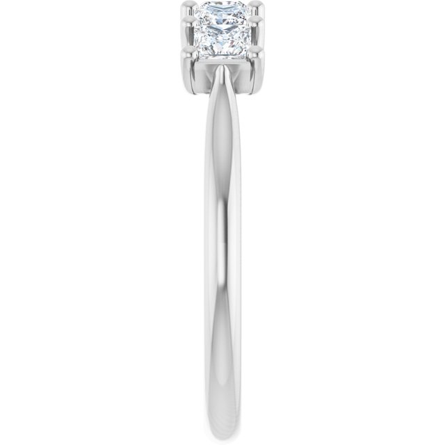 Elegant 14K White Gold 1/2 CTW Diamond Anniversary Ring