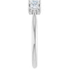 Elegant 14K White Gold 1/2 CTW Diamond Anniversary Ring