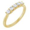 14K White 1/2 CTW Natural Diamond Anniversary Band