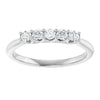 Elegant 14K White Gold 1/2 CTW Diamond Anniversary Ring