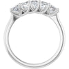 14K White 1/2 CTW Natural Diamond Anniversary Band