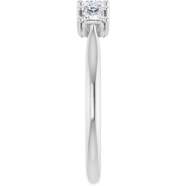 Elegant 14K White Gold 1/2 CTW Diamond Anniversary Ring