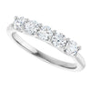 Elegant 14K White Gold 1/2 CTW Diamond Anniversary Ring