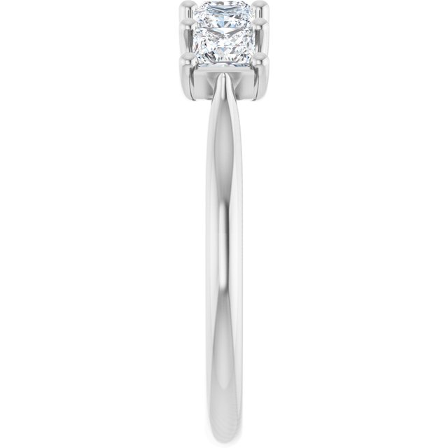 14K White 1/2 CTW Natural Diamond Anniversary Band