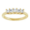 14K White 1/2 CTW Natural Diamond Anniversary Band