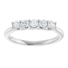 Elegant 14K White Gold 1/2 CTW Diamond Anniversary Ring