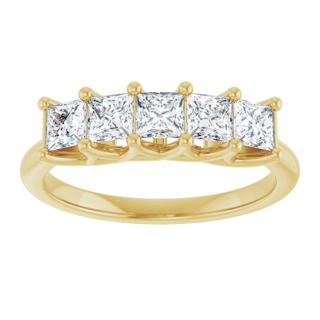 14K White 1/2 CTW Natural Diamond Anniversary Band