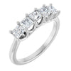 Elegant 14K White Gold 1/2 CTW Diamond Anniversary Ring