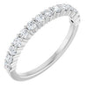 14K White Gold Diamond Anniversary Band â€“ 1/8 CTW Natural Sparkle