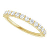 14K White 1/8 CTW Natural Diamond Anniversary Band