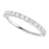 14K White Gold Diamond Anniversary Band â€“ 1/8 CTW Natural Sparkle