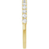 14K White 1/8 CTW Natural Diamond Anniversary Band