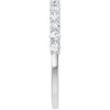 14K White 1/8 CTW Natural Diamond Anniversary Band