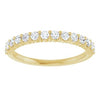 14K White 1/8 CTW Natural Diamond Anniversary Band