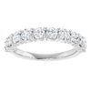 14K White Gold Diamond Anniversary Band â€“ 1/8 CTW Natural Sparkle