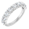 14K White Gold Diamond Anniversary Band â€“ 1/8 CTW Natural Sparkle