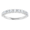 14K White 1/8 CTW Natural Diamond Anniversary Band