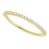 14K White 1/8 CTW Natural Diamond Anniversary Band