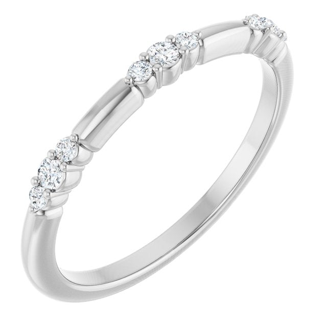 14K Gold Lab-Grown Diamond Stackable Ring - Options Available