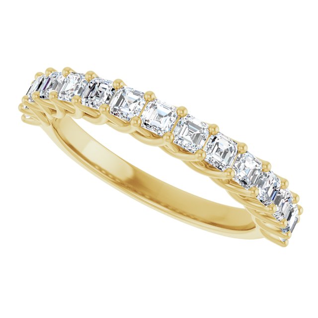 14K Yellow Gold 1 1/8 CTW Natural Diamond Anniversary Band