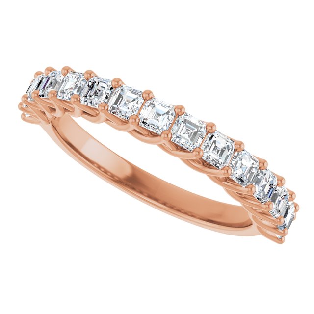 14K Yellow 1 1/8 CTW Natural Diamond Anniversary Band