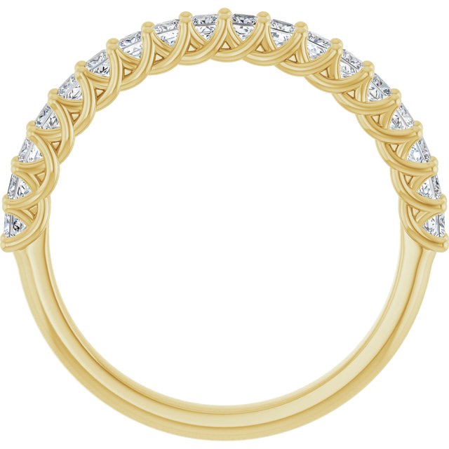 14K Yellow 1 1/8 CTW Natural Diamond Anniversary Band