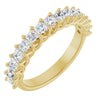 14K Yellow 1 1/8 CTW Natural Diamond Anniversary Band