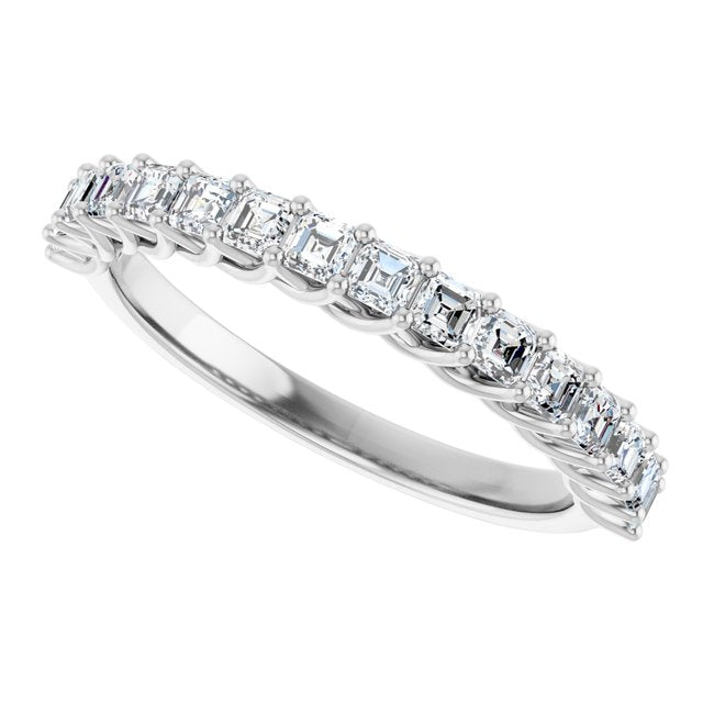 14K Yellow 1 1/8 CTW Natural Diamond Anniversary Band