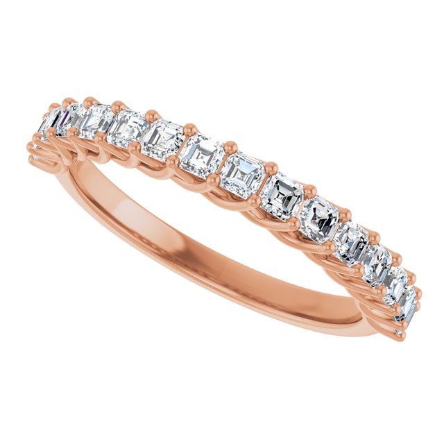 14K Yellow Gold 1 1/8 CTW Natural Diamond Anniversary Band