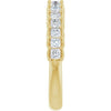 14K Yellow 1 1/8 CTW Natural Diamond Anniversary Band