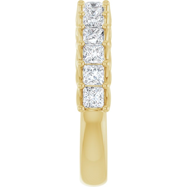 14K Yellow Gold 1 1/8 CTW Natural Diamond Anniversary Band