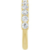 14K Yellow 1 1/8 CTW Natural Diamond Anniversary Band