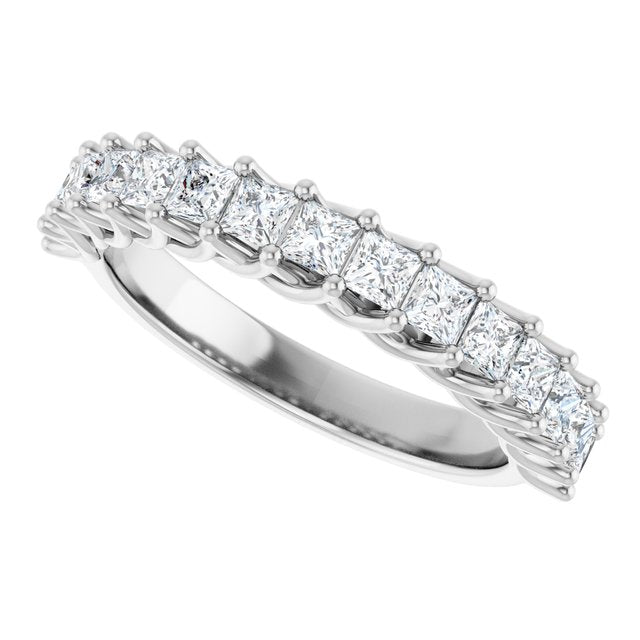 14K Yellow 1 1/8 CTW Natural Diamond Anniversary Band