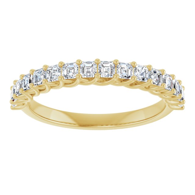 14K Yellow Gold 1 1/8 CTW Natural Diamond Anniversary Band