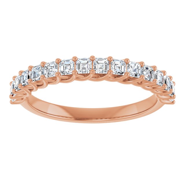 14K Yellow Gold 1 1/8 CTW Natural Diamond Anniversary Band