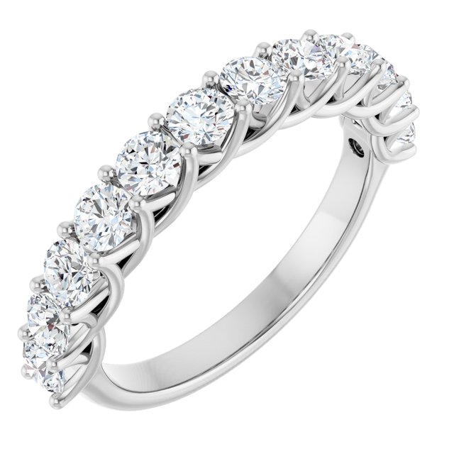 14K Yellow 1 1/8 CTW Natural Diamond Anniversary Band