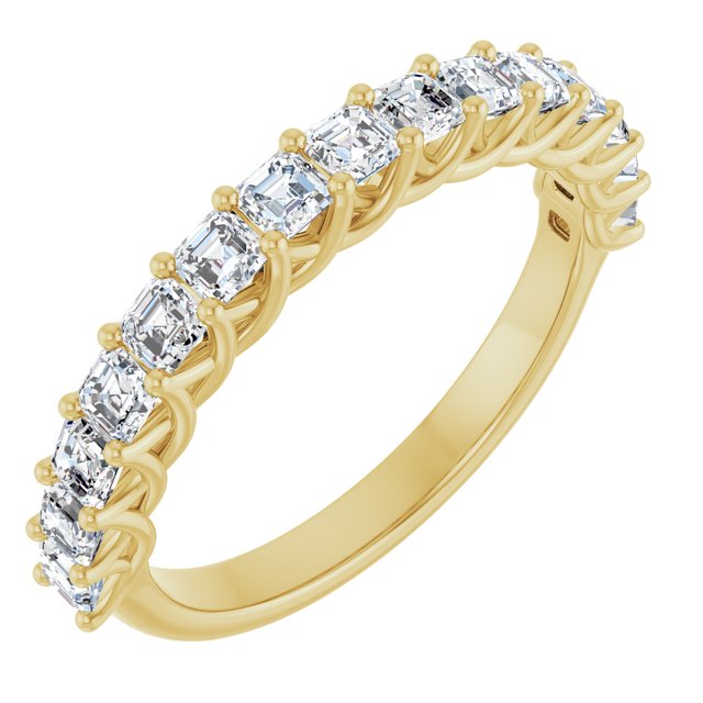 14K Yellow Gold 1 1/8 CTW Natural Diamond Anniversary Band