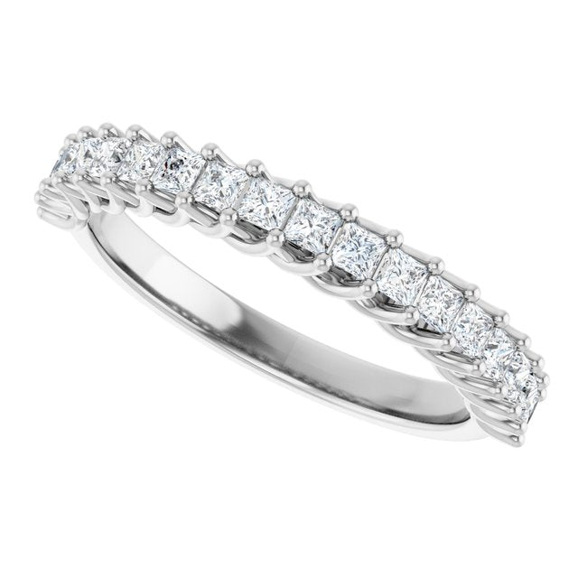 14K Yellow 1 1/8 CTW Natural Diamond Anniversary Band