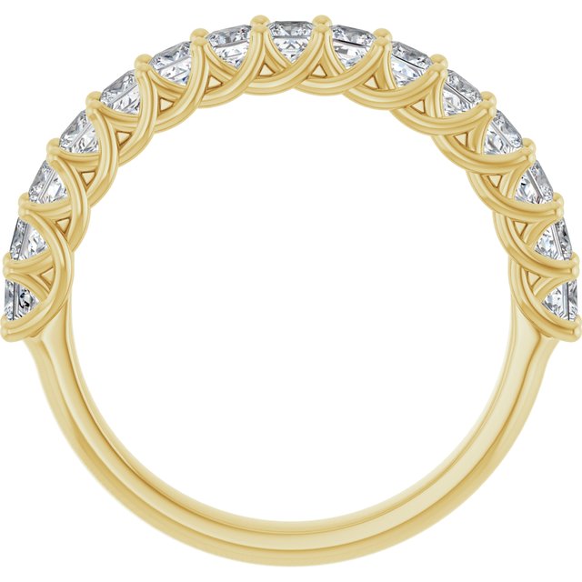 14K Yellow Gold 1 1/8 CTW Natural Diamond Anniversary Band