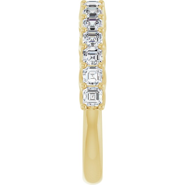 14K Yellow 1 1/8 CTW Natural Diamond Anniversary Band