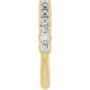 14K Yellow 1 1/8 CTW Natural Diamond Anniversary Band