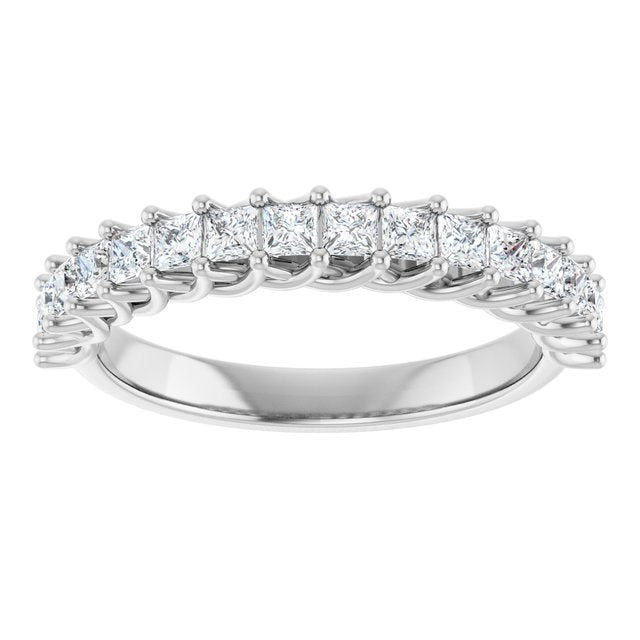 14K Yellow 1 1/8 CTW Natural Diamond Anniversary Band